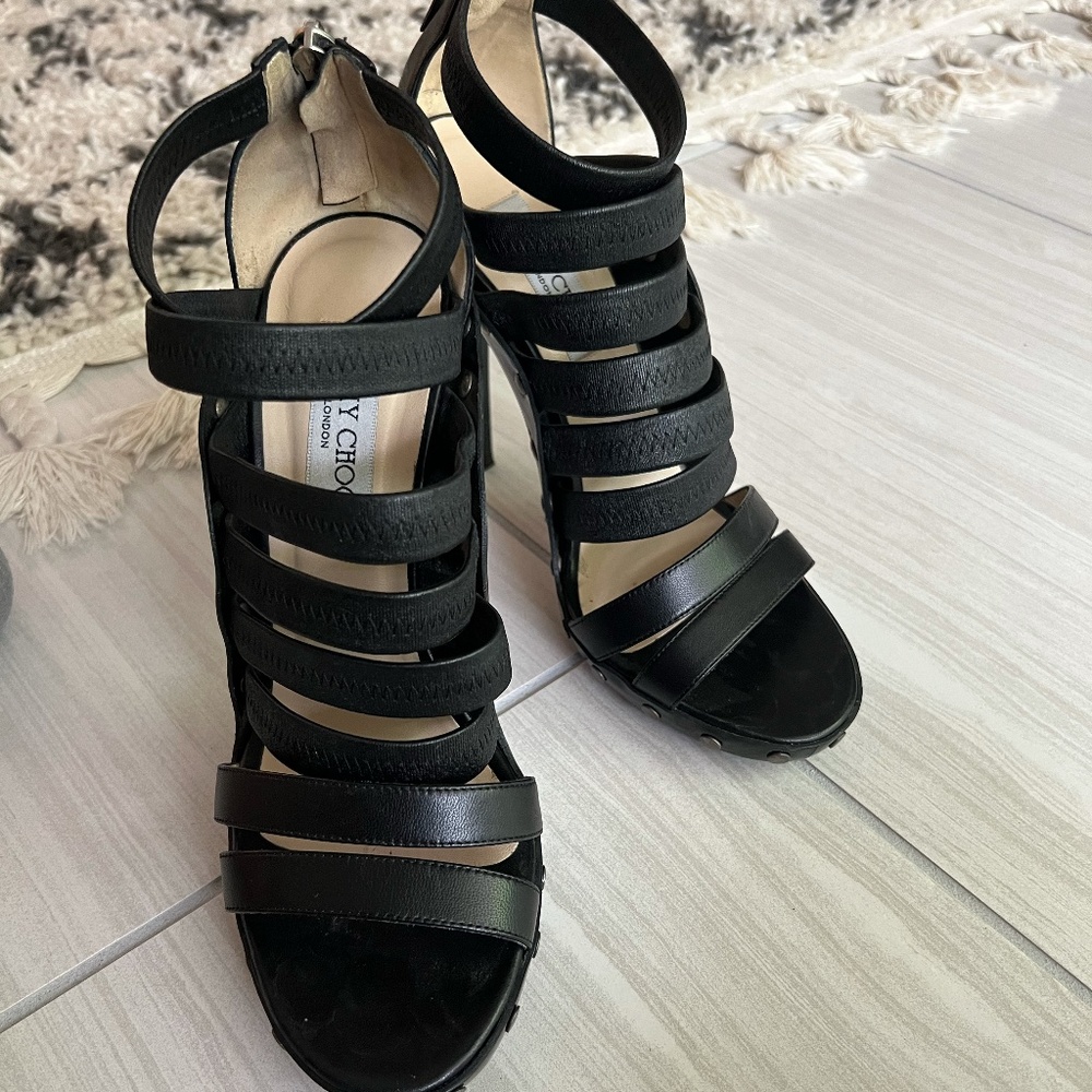 Black Jimmy Choo Stilettos